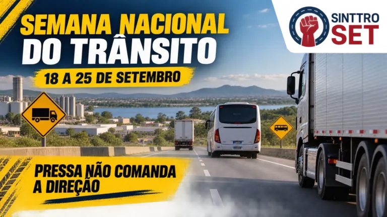 Peça da Semana Nacional do Trânsito 2026 do SINTTROSET
